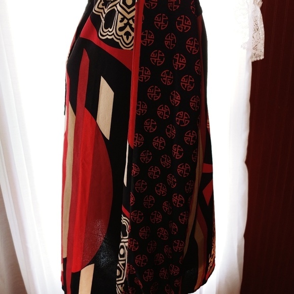 Chico's Long Sleeve Velvet Trim Top 2 - Picture 2 of 7